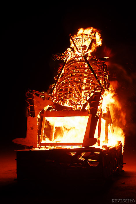 BURNING MAN 2007 - EARLY BURN