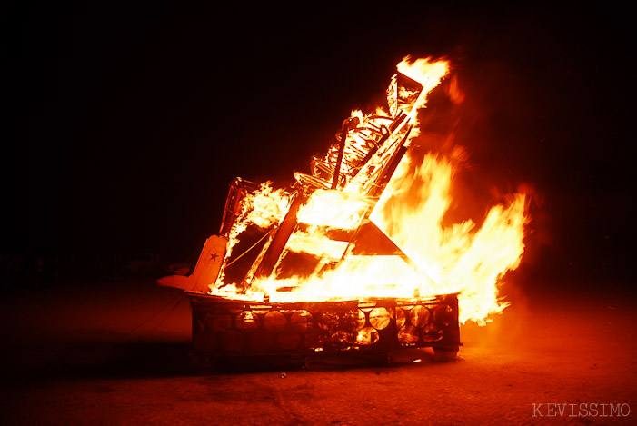 BURNING MAN 2007 - EARLY BURN