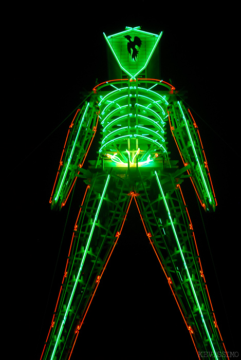 BURNING MAN 2007 - THURSDAY (MAN II LIGHTING)