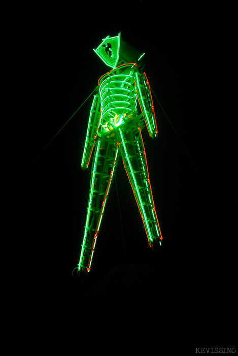 BURNING MAN 2007 - THURSDAY (MAN II LIGHTING)