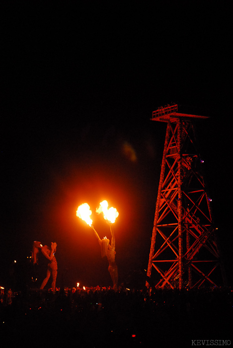 BURNING MAN 2007 - THURSDAY (MAN II LIGHTING)