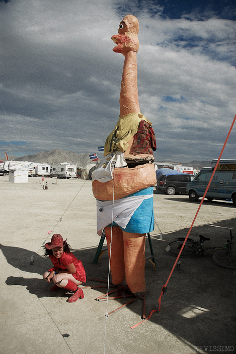 BURNING MAN 2007 - FRIDAY (AND DOUBLE RAINBOWS)