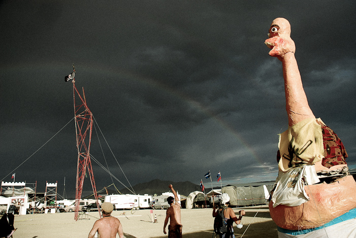 BURNING MAN 2007 - FRIDAY (AND DOUBLE RAINBOWS)