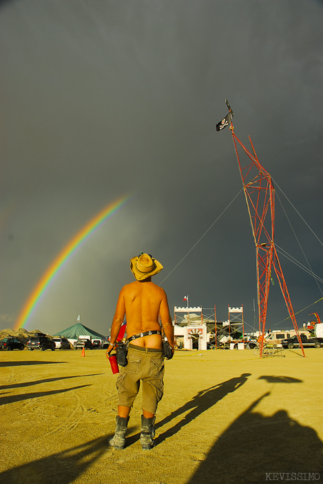 BURNING MAN 2007 - FRIDAY (AND DOUBLE RAINBOWS)